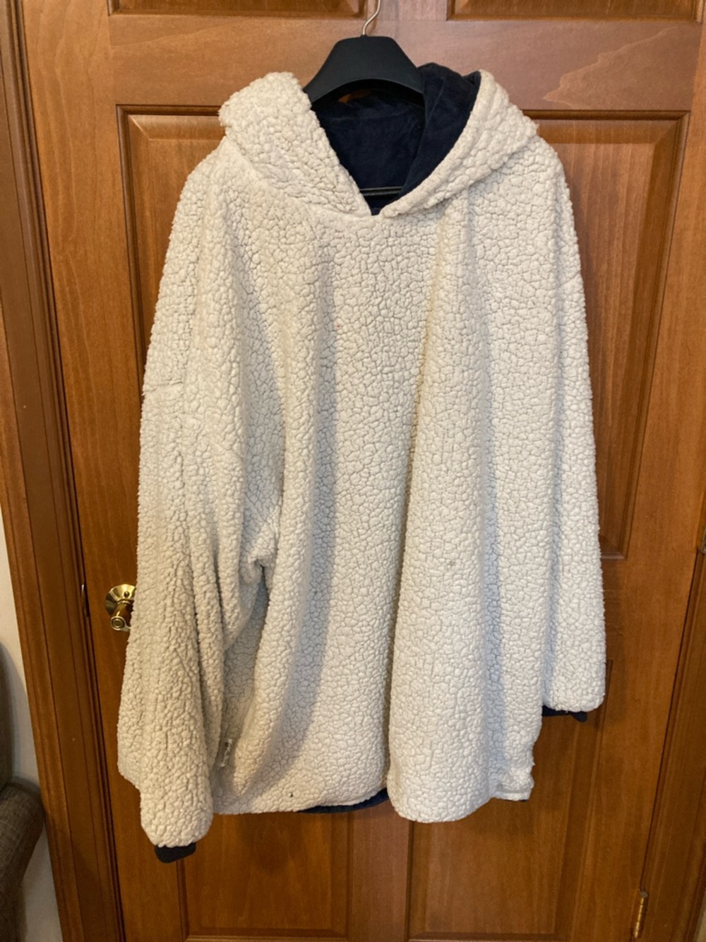 Cozy Cream Sherpa Hoodie Jacket - Women